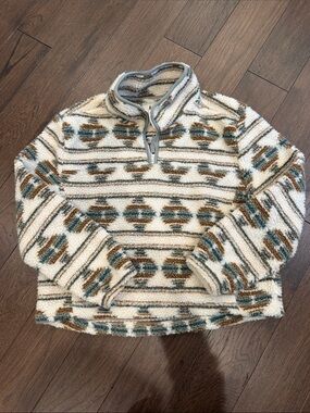 Horizon by Bass Creek Outfitters 1/4 Zip Fleece Pullover Size Large - C10-043